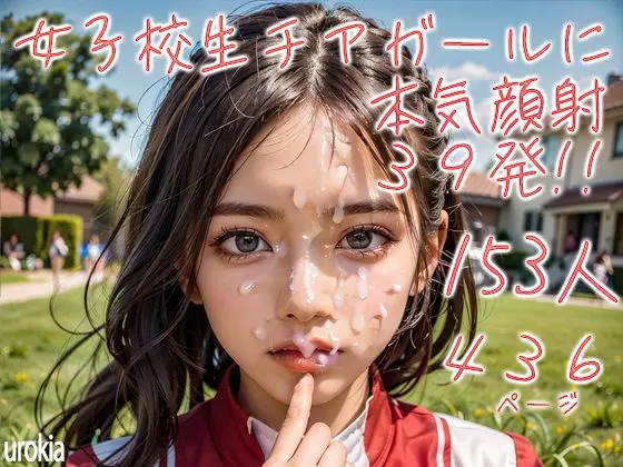 女子校生チアガール153人に本気顔射39発!!